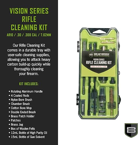 Vista 3 de Breakthrough Clean Technologies - Kit universal de limpieza de pistolas para el cuidado y mantenimiento de rifles, escopetas, pistolas y pistolas