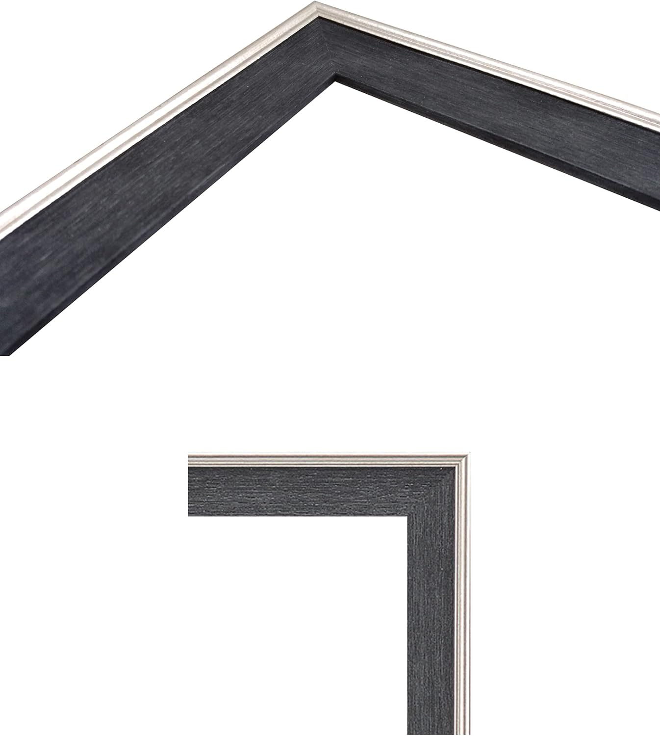 Large Drawing Frame (Proud) Series Half Cut Black 8215