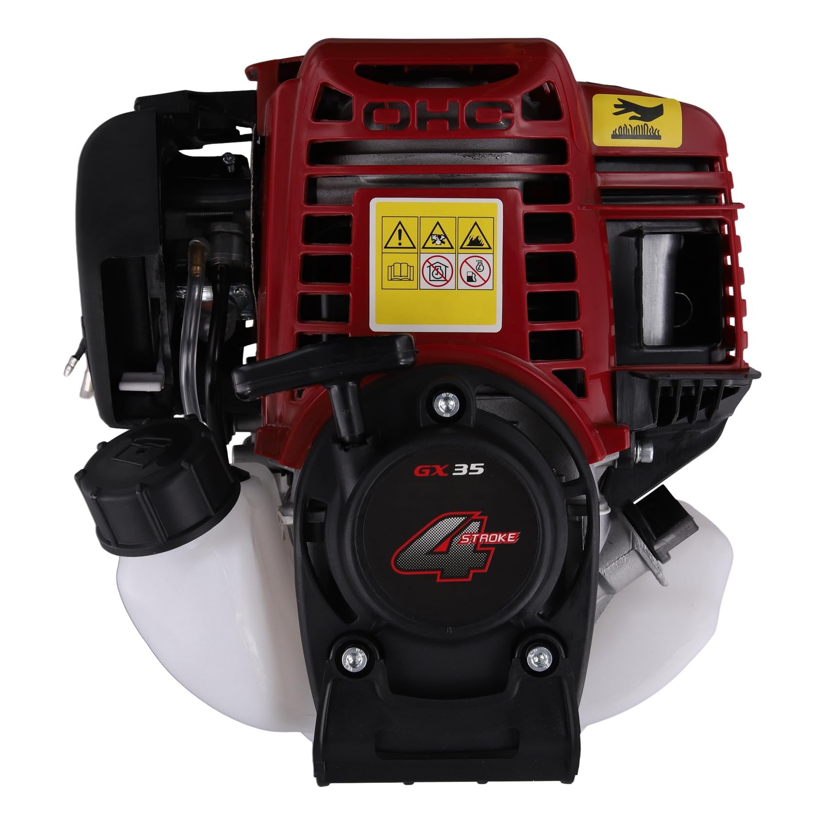Ehwisbe Gx35 Lawn Mower Engine,Four-Stroke Gx35 High-Power Garden Side-Mounted Backpack Petrol Enginefor Tiller Mower Lawnmower
