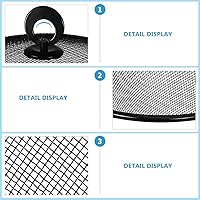 Vista 9 de HEMOTON Cubierta de malla para alimentos, de acero inoxidable, cúpula de malla, cubierta de alimentos, tienda de campaña de malla redonda