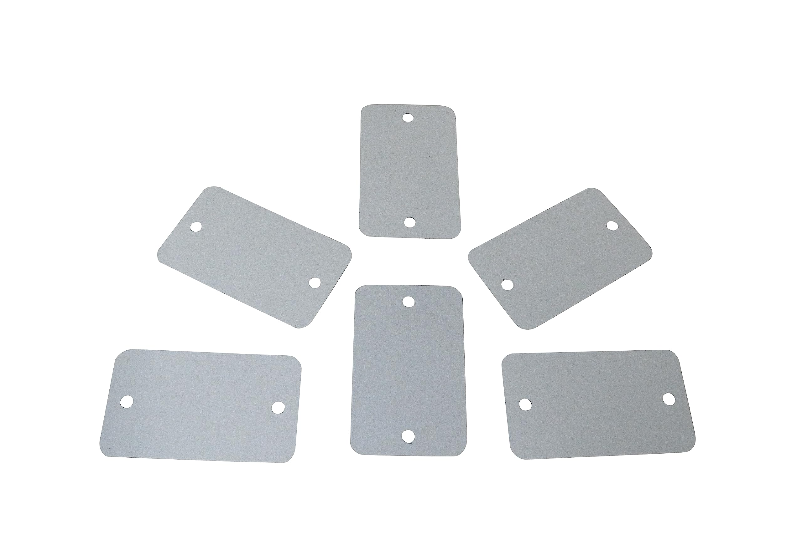 Warenanhänger aus Metall 45x75 mm Metalletiketten 605351 Metallanhänger Hängeetiketten (1000)