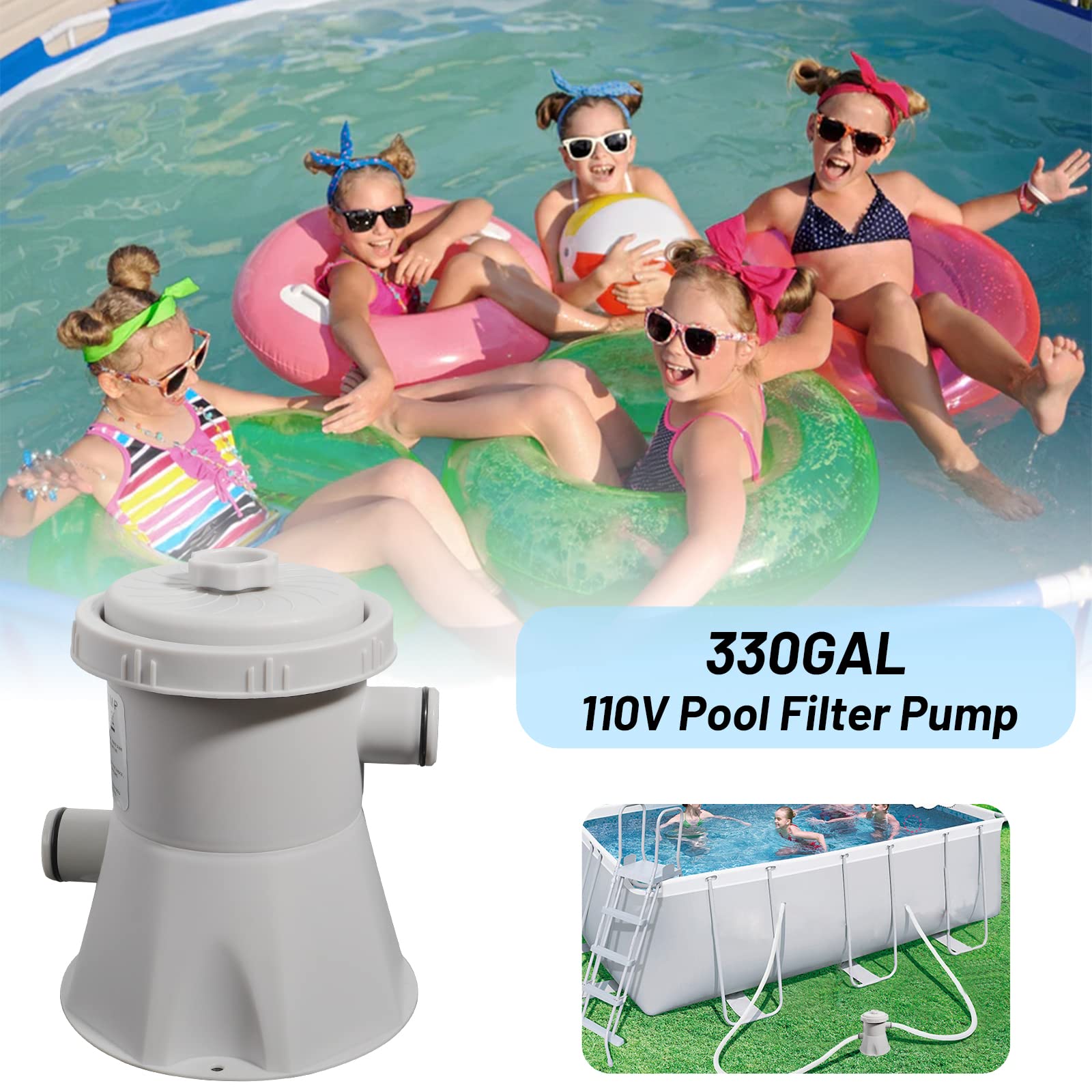 Above Ground Pool Pump And Filter YIWENG Pool Electric Water Pump