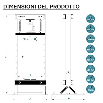 Wiltec Reservdel Fu00f6r 20 T Verkstadspress U2013 Stu00f6dplattor, Set Om 2 U2013 Ersu00e4ttning Fu00f6r Hydraulpress Av Stu00e5l, Lagerpress Fu00f6r Pressning, Stu00e4mpling, Omformning
