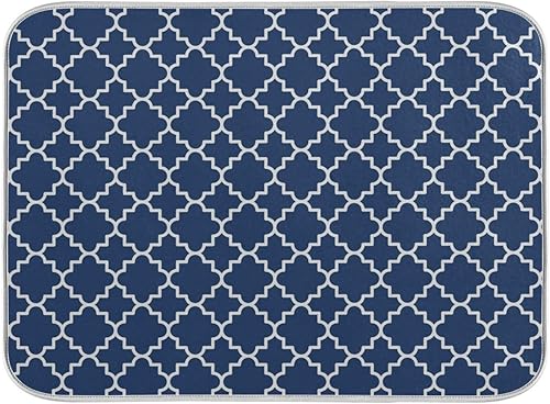 Tapete de secado de platos súper absorbente, de microfibra, de secado rápido, de 24 x 18 pulgadas, tapete de secado de platos de cocina, acuarela,