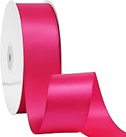 Vista 69 de LIUYAXI Cinta de satén roja de doble cara, 1/4 pulgadas x 50 yardas continuas, cintas finas perfectas para envolver regalos, tarjetas de invitación