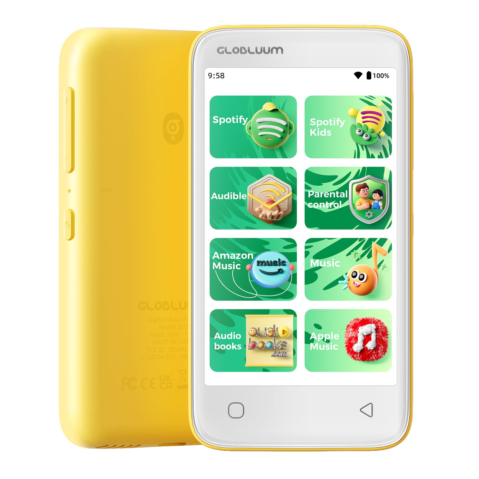 Globluum 80GB MP3 Player - mp3 and mp4 players | Mubboo