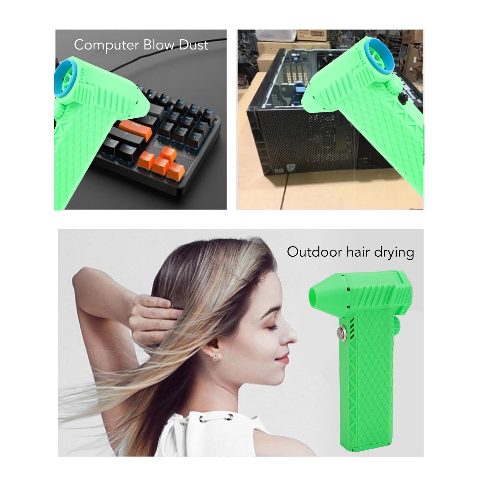 Ausla Mini Soplador de Aire 200000 RPM, Control de Velocidad Sin