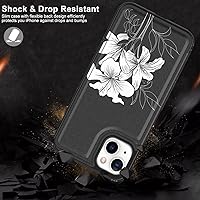 Vista 404 de LETO para iPhone 15 Pro Funda tipo cartera - Tapa tipo folio con patada - Diseños de moda - Tarjetero - Funda protectora para mujeres y niñas - 6.1