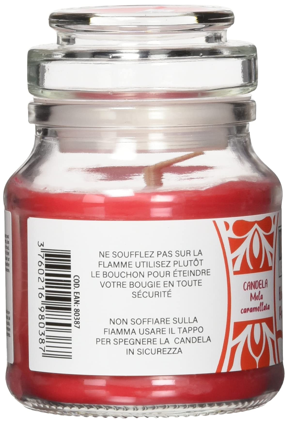In Canto | Lot de 3 bougies - Tentation Gourmande - Bougie Pomme d'Amour