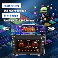 Vista 3 de 2G+64G Android 13 Radio de coche estéreo para Honda CRV 2007-2011 con CarPlay Android Auto, 7 pulgadas HD pantalla táctil GPS WiFi Bluetooth EQ