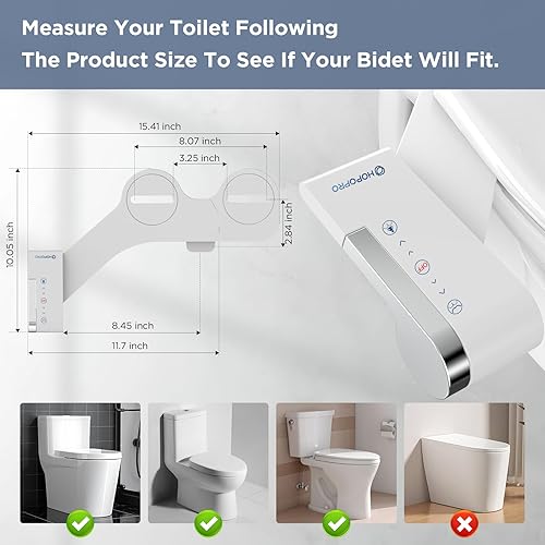 Miniatura 3 de Accesorio para bidé, bidé no eléctrico, boquilla doble ultrafina (lavado femeninotrasero), bidé rociador de agua fría fresca para inodoros