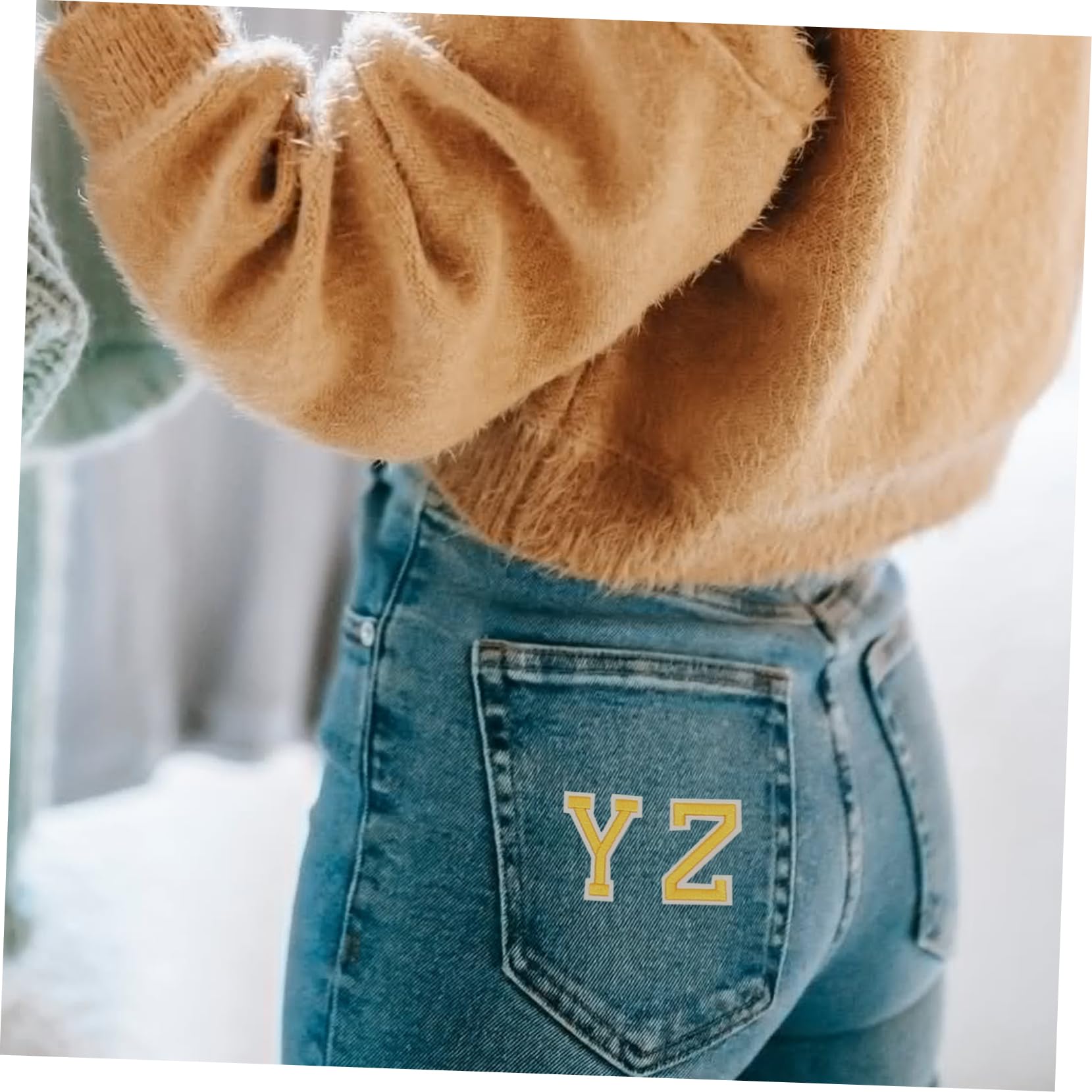 16sets Toppe Termoadesive Per Abbigliamento Appliques Per Riparazione Jeans e Diverse Colorazioni Per Decorazioni e Riparazioni Abbigliamento