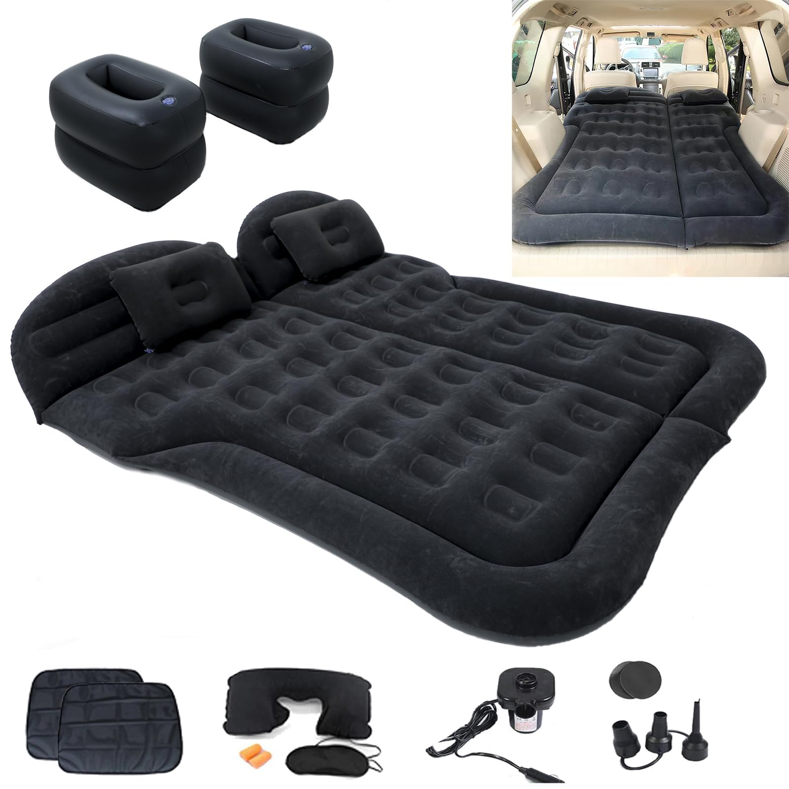 Amazon.com : Onirii SUV Air Mattress,Thickened Flocking Inflatable