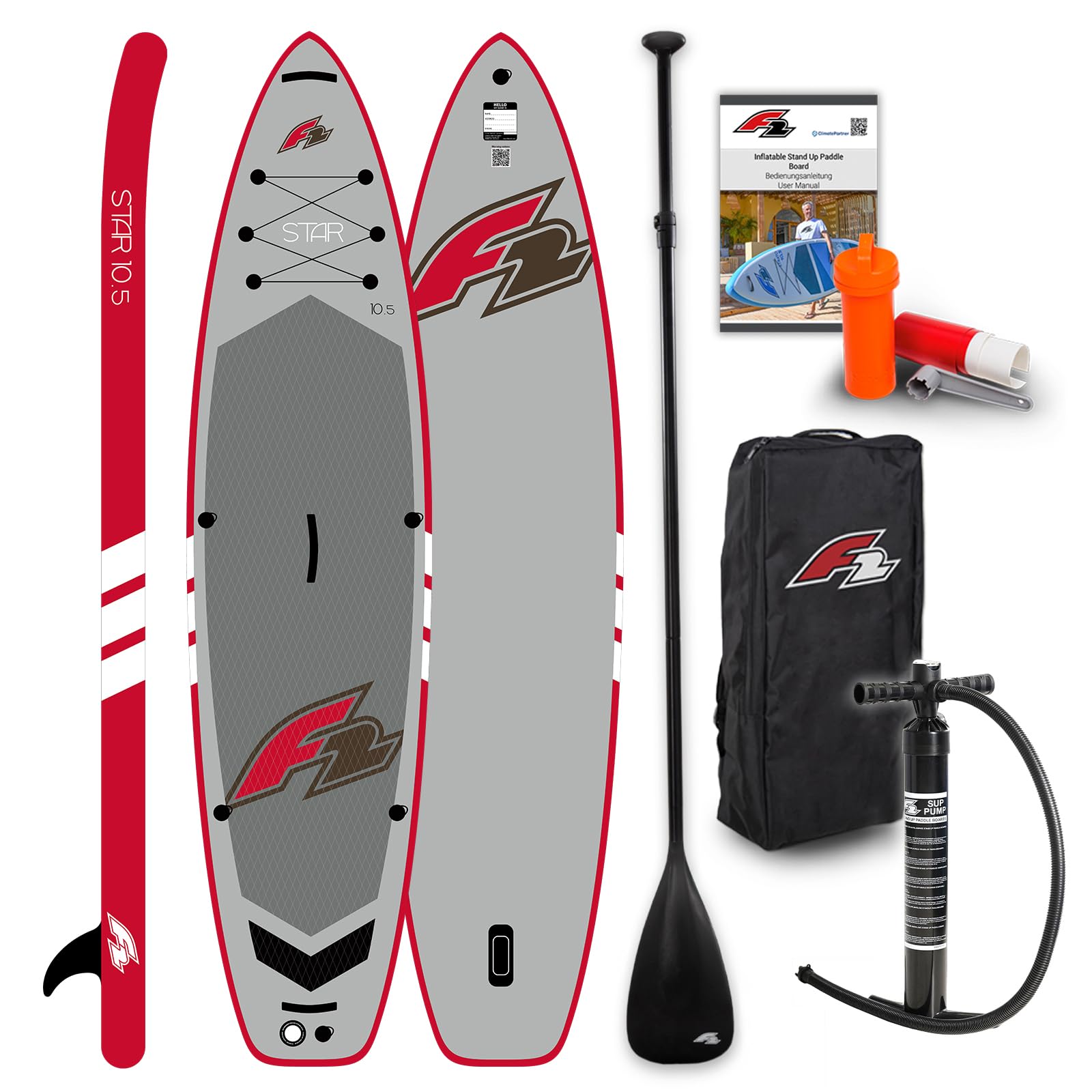 F2 SUP Stand Up Paddle Board Star - Größe/Farbe wählbar