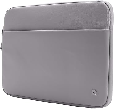 Incase A.R.C. Laptop Sleeve 14 Inch MacBook Case with Faux Fur Lining, External Pocket Fits MacBook Pro Air Lenovo Dell HP Laptop Cover, Computer Case - Travel, Work, College - Grey