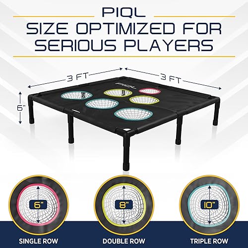 Miniatura 5 de Red de objetivo de pickleball profesional ayuda de entrenamiento de pickleball, juegos de pickleball, equipo de práctica de pelota de pickleball,