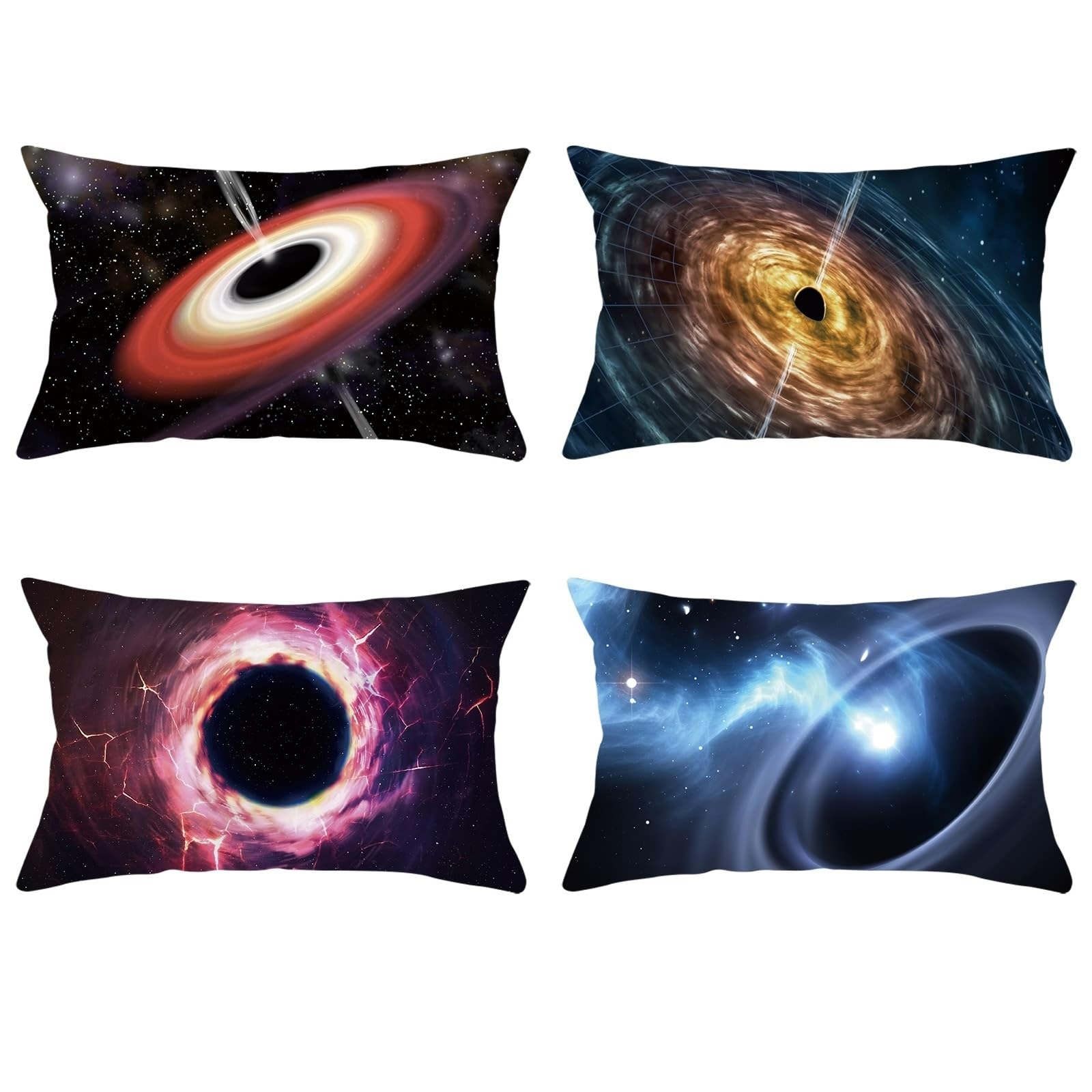 Housse de coussin en tissu doux constellation bleue : l'élégance pour votre maison