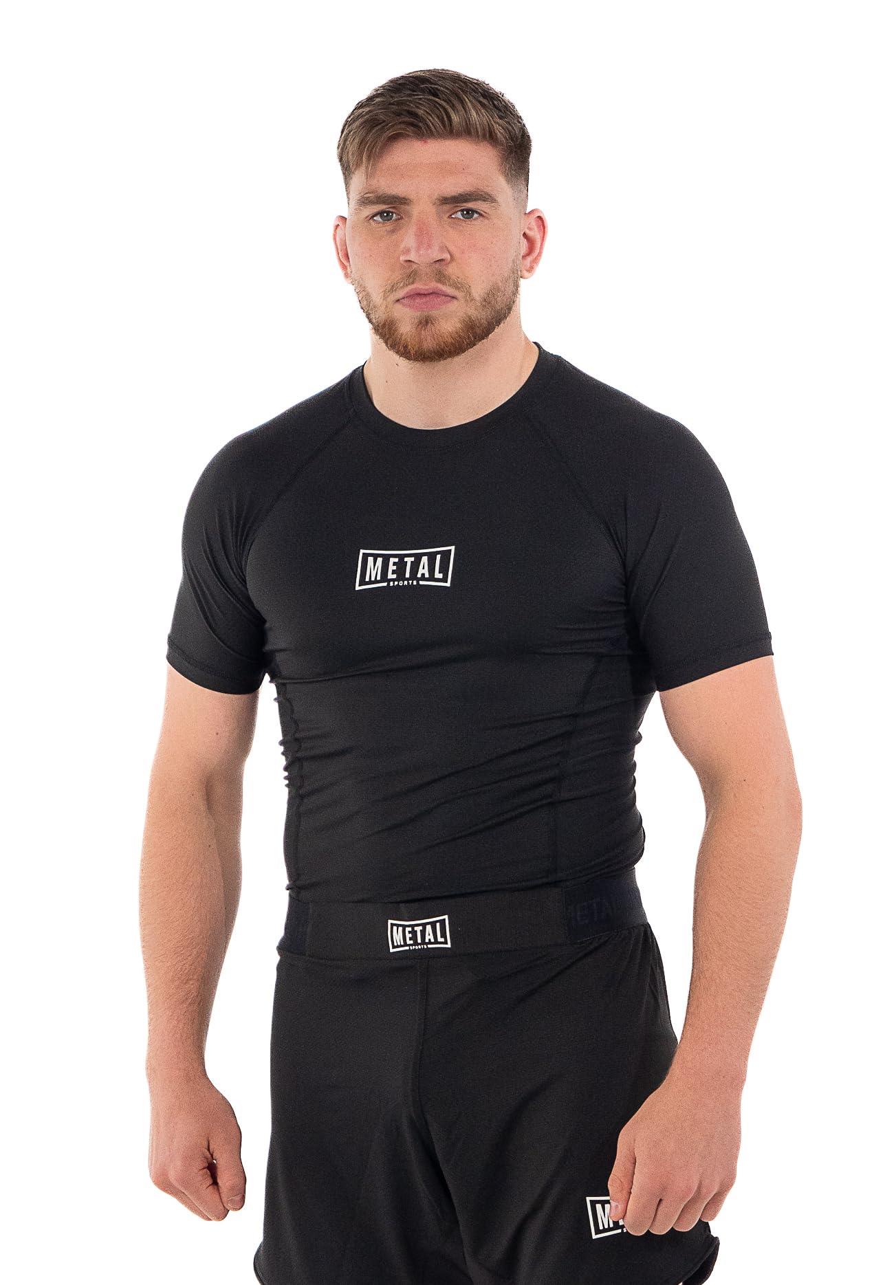 Metal Boxe Unisex Noir Rashguard Performance Xxl