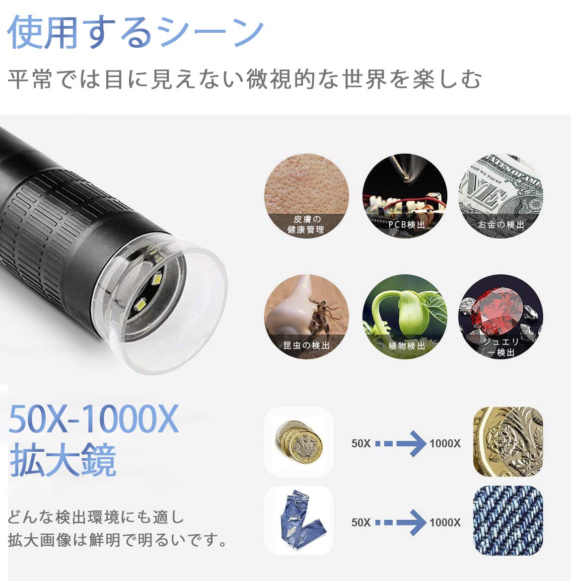 Amazon.co.jp: Wifi デジタル顕微鏡 マイクロスコープ ワイヤレス