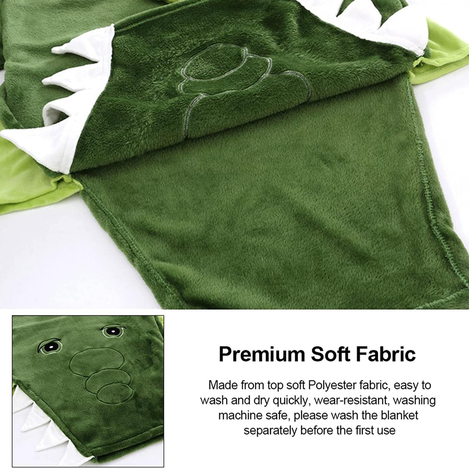 Crocodile Blanket - Krokodil Decke - Aus Superweich Produktbild-Vorschau 9
