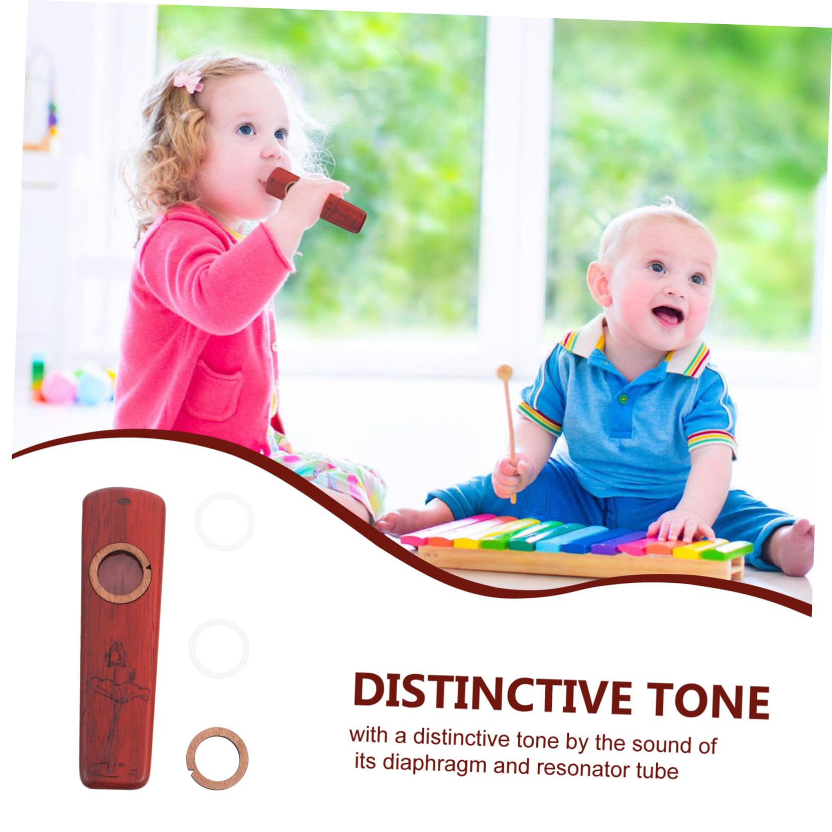 TOYANDONA Kinderinstrumente 5 Stück Zucard Leicht Zu Erlernende Musikinstrumente Instrument Für Erwachsene Kazoo Für Anfänger Gitarre Partner Kazoos Professionelles Kazoo Zuverlässige Kazoo Gitarre