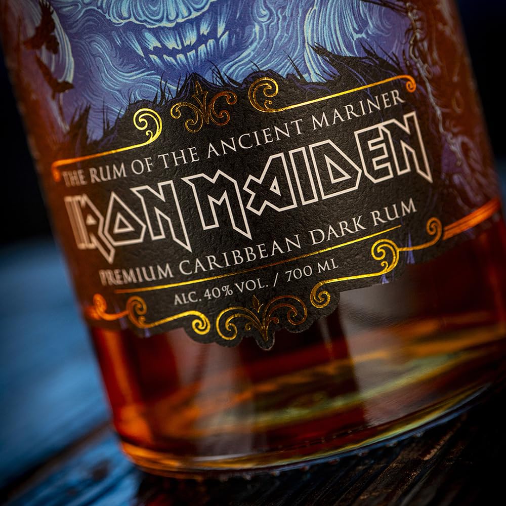 Iron Maiden | The Rum of the Ancient Mariner | Premium Caribbean Dark Rum | Sanfte Süße | 0,7 Liter | 40%