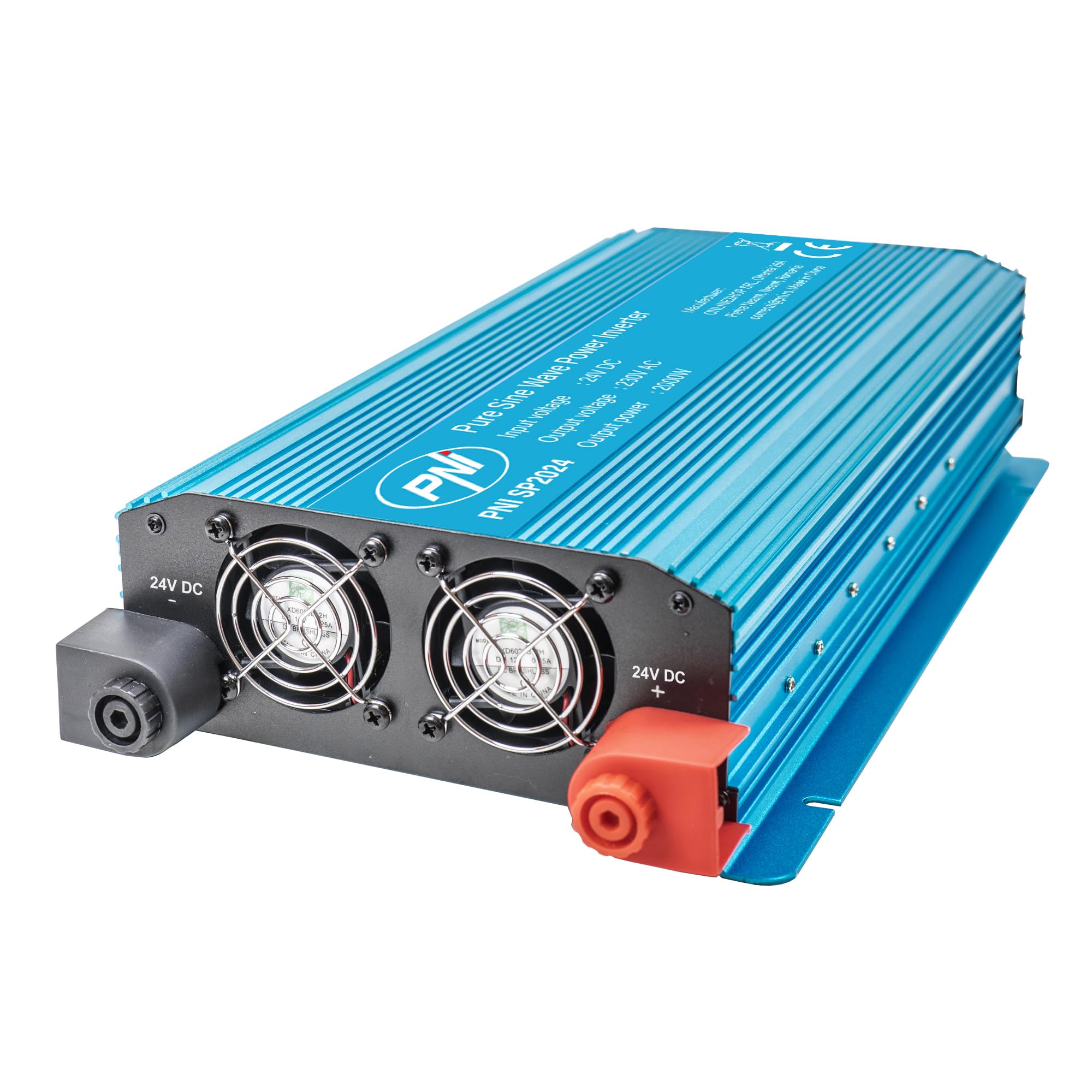 Convertitore di tensione PNI SP2024 24 V alimentatore 230 V uscita 2000 W onda sinusoidale pura