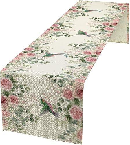 Miniatura 39 de Camino de mesa musical, notas retro, teclas de piano, camino de mesa para el hogar, interior, exterior, cocina, vacaciones, fiesta, decoración de