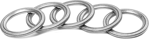 Prime Ave Juntas de arandela de acero de 0551in compatibles con Audi y VW Part N0138157 5 piezas