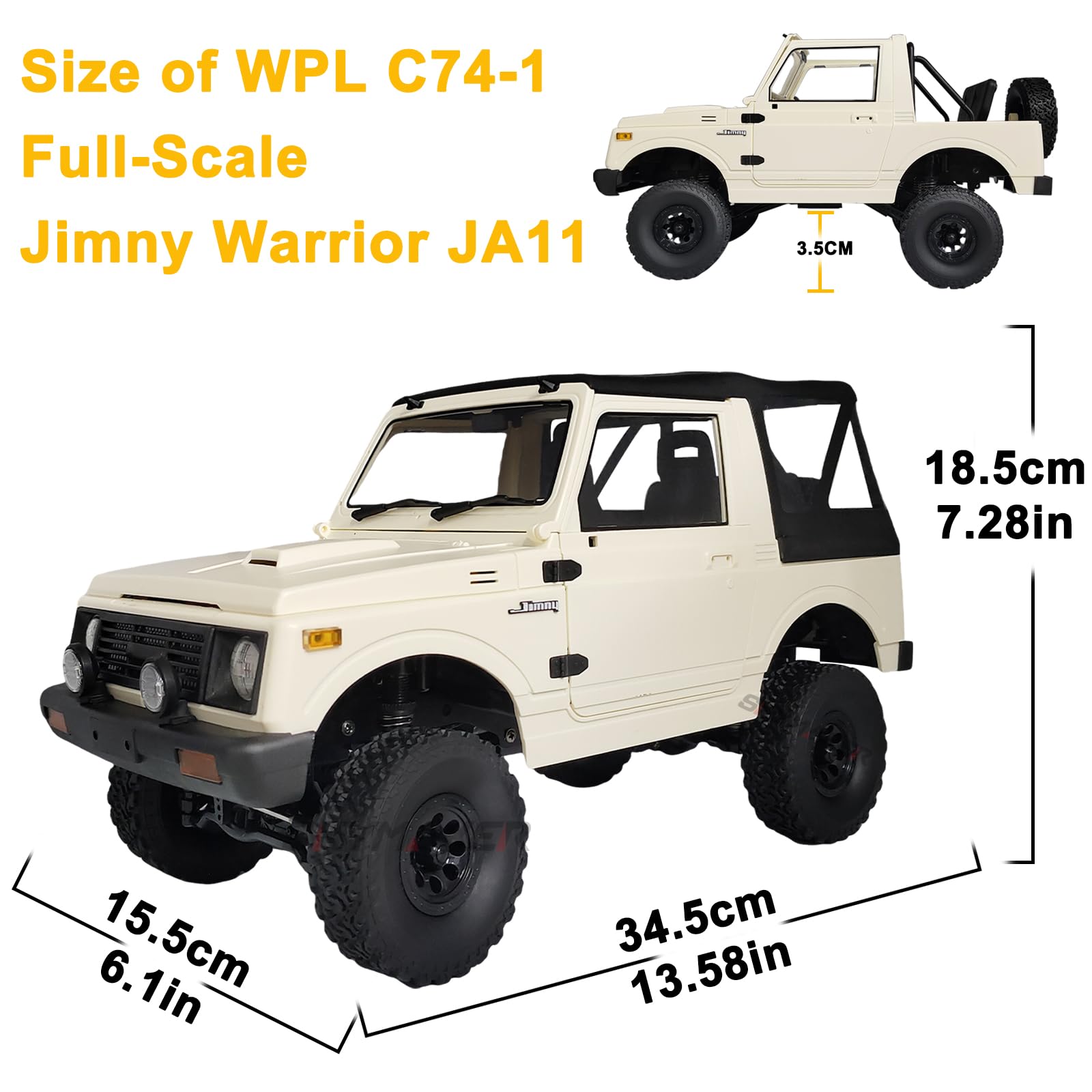 Amazon.co.jp: Skymaker WPL C74-1 1/10 RCクローラー | スズキ