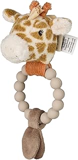 Sterntaler Gripping toy giraffe Kaya - made of cuddly fleece - integrated rattle - baby and toddler toy - promotes baby's motor skills and senses - ideal gift, golden brown