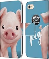 Vista 242 de Head Case Designs Funda de piel con licencia oficial de Animal Club International Bat Faces compatible con Apple iPhone 7 Plus/iPhone 8 Plus