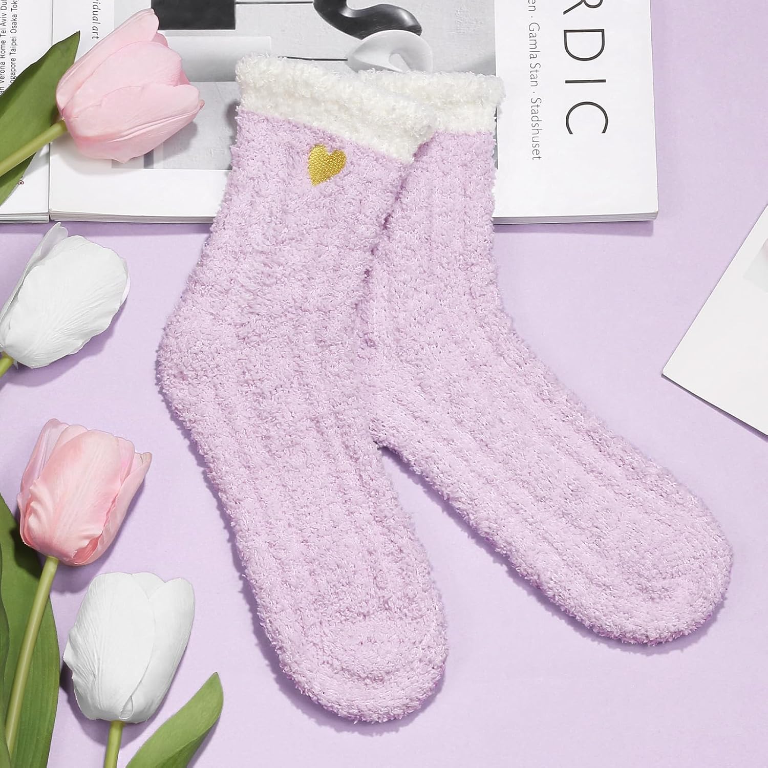 Valentines Day Birthday Gifts for Women Self Care Get Well Soon Gift Baskets, Lavender Relaxing Spa Gift Basket Care Package Flannel Blanket, Unique Gifts for Her Mom Wife Girlfriend Friends Sister - Image 8