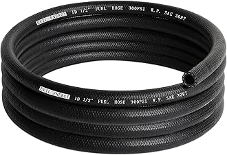 EVIL ENERGY 1/2 Fuel Hose Line Push Lock NBR Rubber SAE 30R7 10FT 300PSI