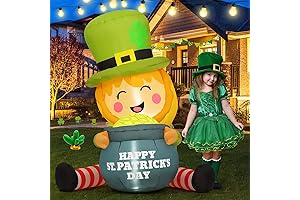 GOOSH 5 FT St Patricks Day Outdoor Decorations