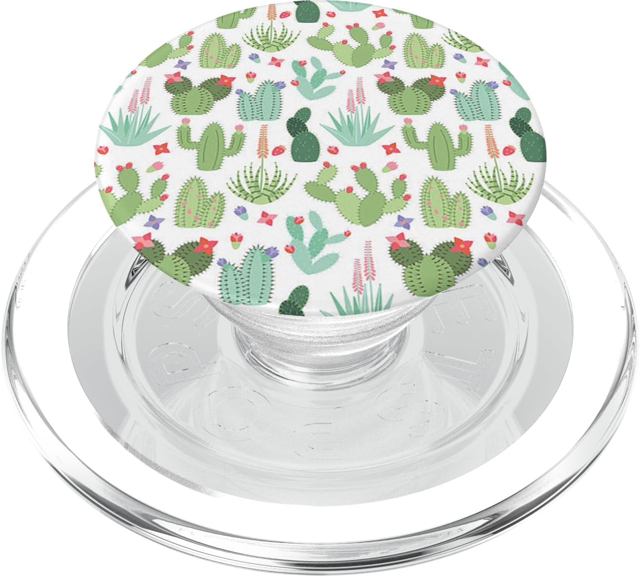 Cactus Pop Mount Socket Cute Desert Plant and Flowers PopSockets PopGrip for MagSafe