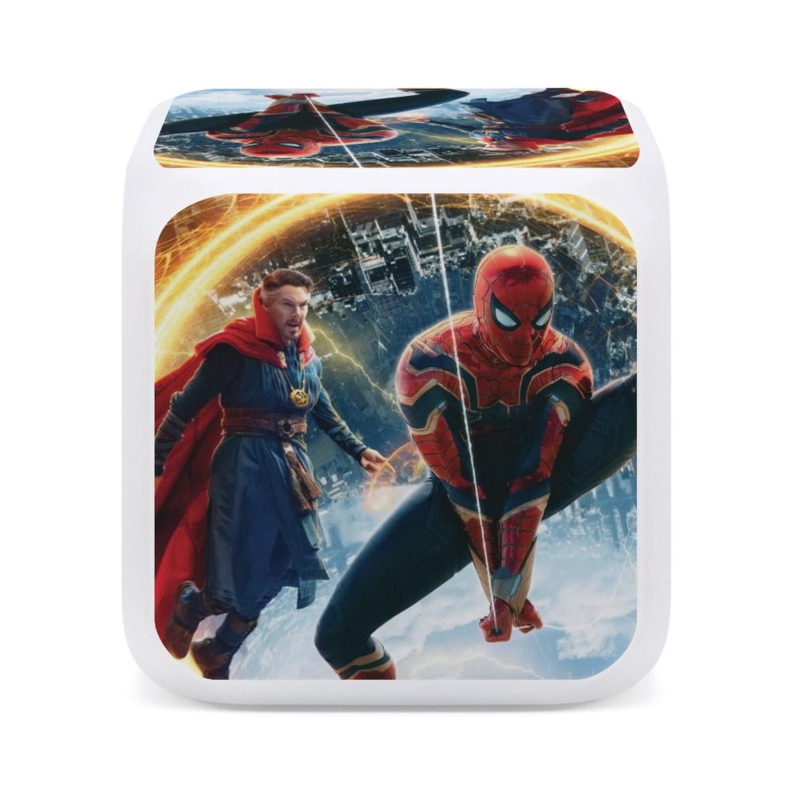 Amazon.co.jp: スパイダーマン 目覚まし時計 アナログ 大音量 アラーム