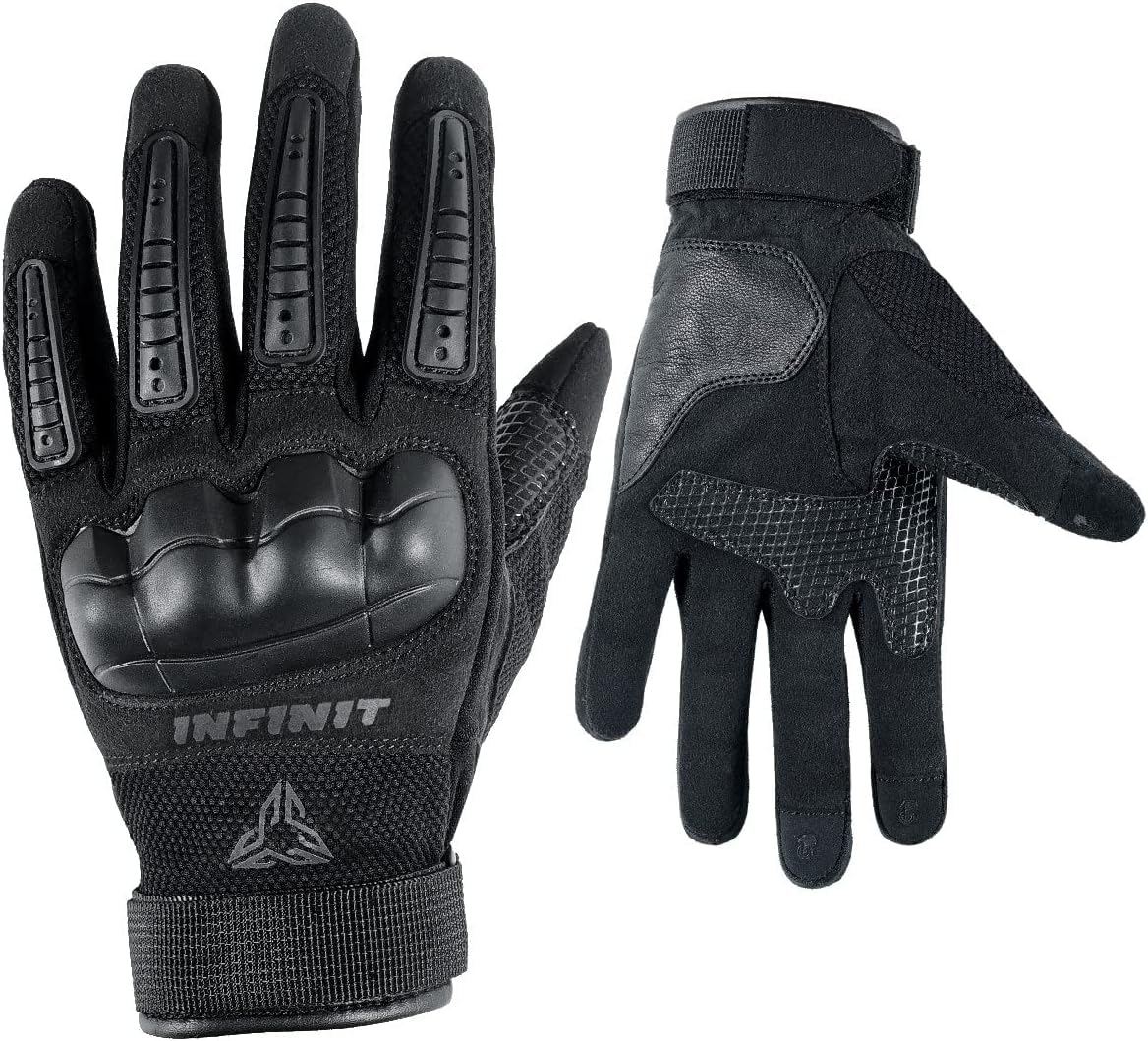 INFINIT Motorcycle Gloves for Men and Women, Dirt Bike Gloves for BMX, ATV, MTB Cycling, Hiking, Multipurpose Motorcross Sim Racing Gloves