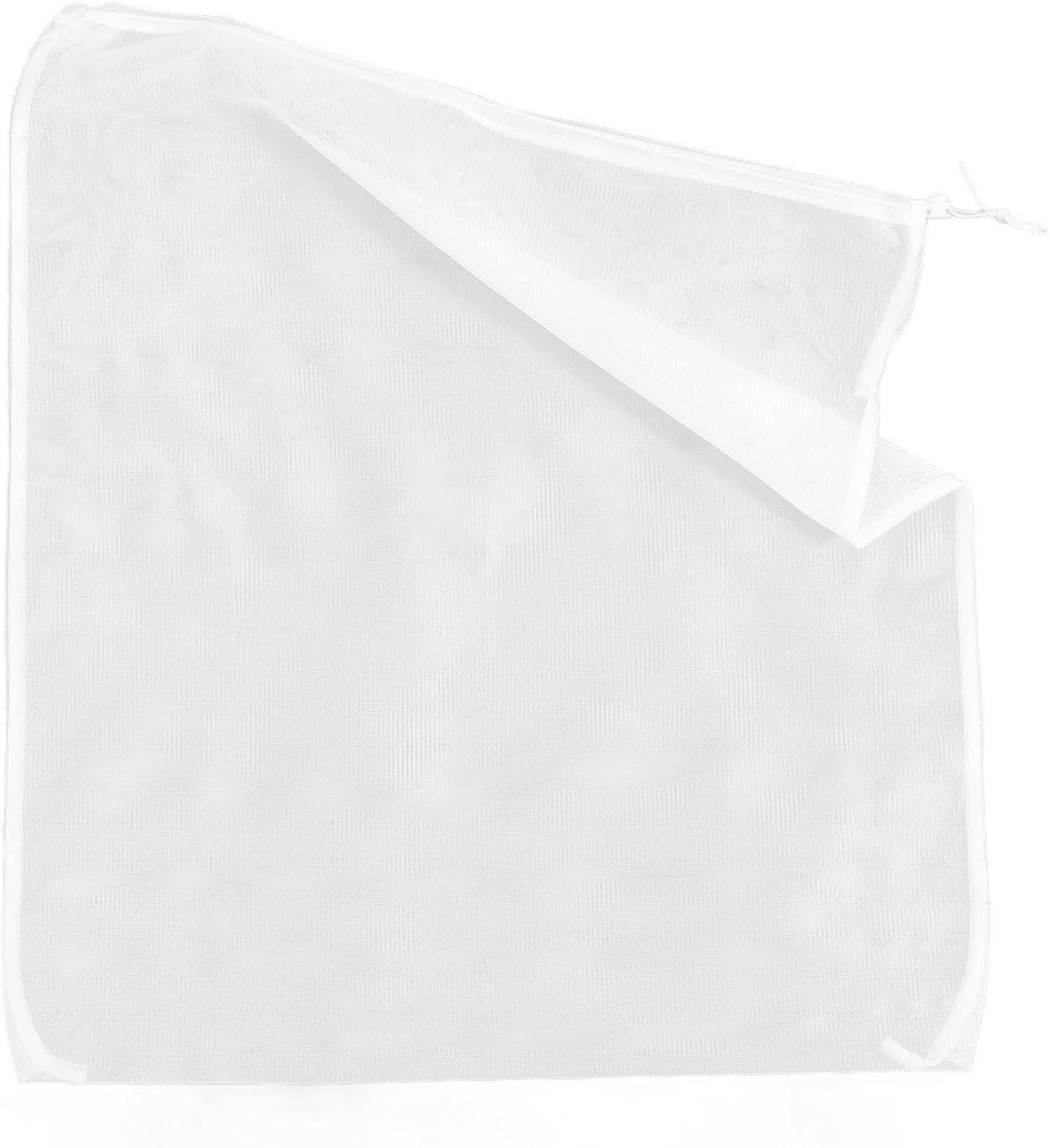 Reusable Large Mesh Straining Brew Bag 26"x22" Drawstring Wine Juice Filter for Home Brewing and Fruit Beverage Making