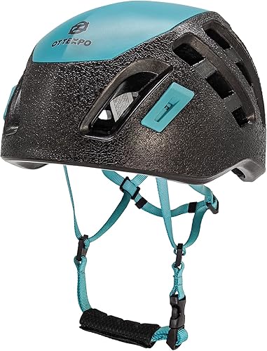 Casco de escalada en roca para adulto, casco ligero ajustable para escalada de árboles en roca trabajo en altura
