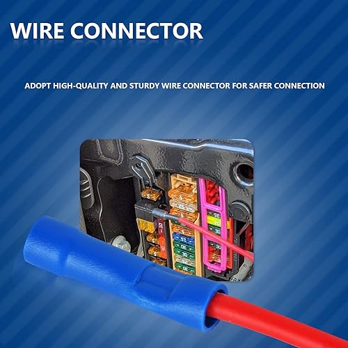 Miniatura 7 de Yonput Paquete de 12 adaptadores de grifo de fusible de 12 V para automóvil, mini fusible de perfil bajo, con 4 tipos de soporte de fusibles ATO ATC