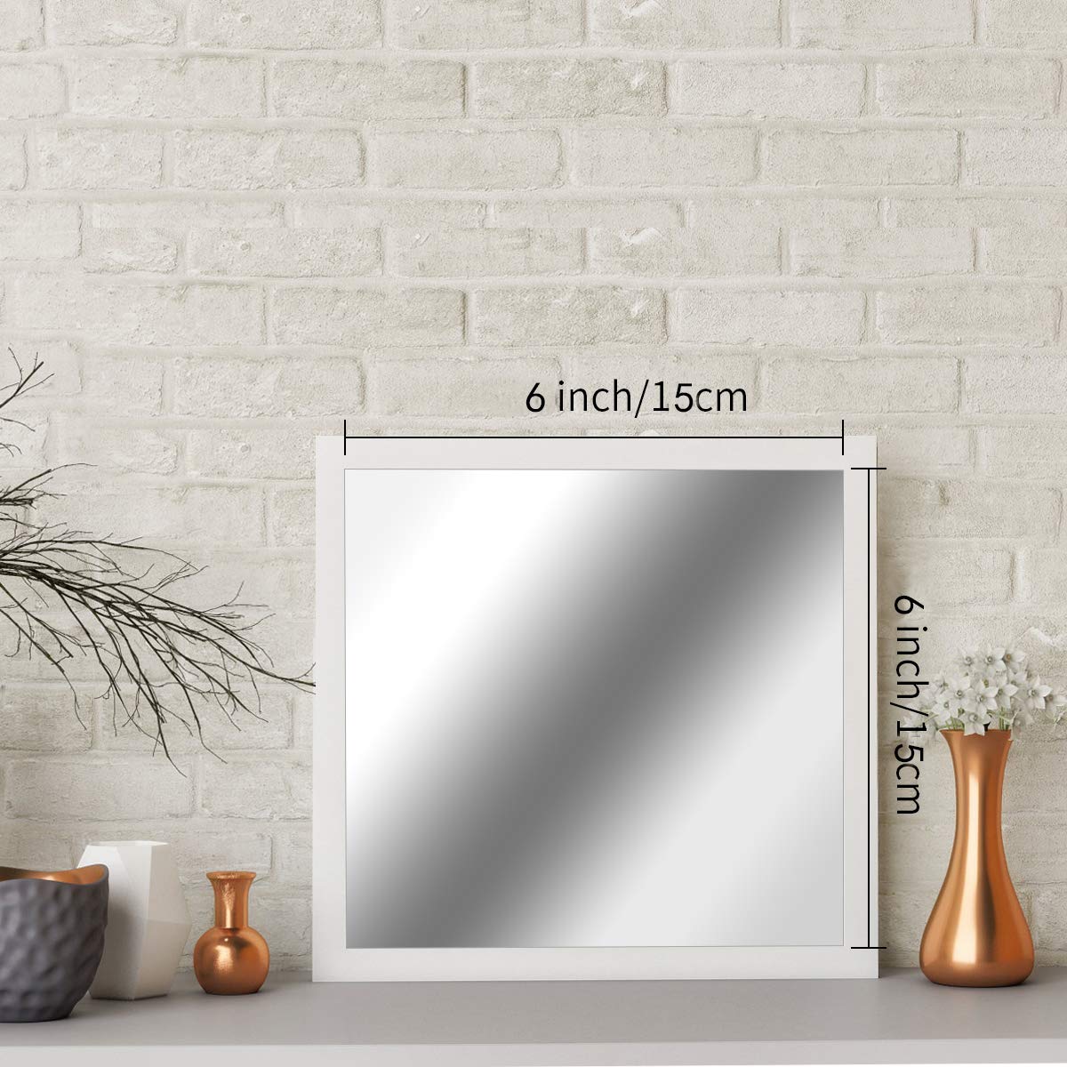 JINGIHE 2 Pezzi Specchio Adesivo, Flessibile, Non In Vetro, Specchio Da Parete, Specchio Bagno, Ritagliabile Sicuro, Facile Da Applicare, Ideale Per Decorazioni Murali, Armadio, Palestra, 40 X 70 cm