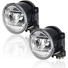 Sinoparcel LED Fog Lights Assembly for Honda Civic 2016-2021, 2 Pcs