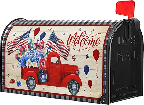 Miniatura 66 de Winter Cardinal Birds - Funda magnética para buzón, tamaño estándar de 25.5 x 21 pulgadas, diseño de pájaros rojos navideños para buzón