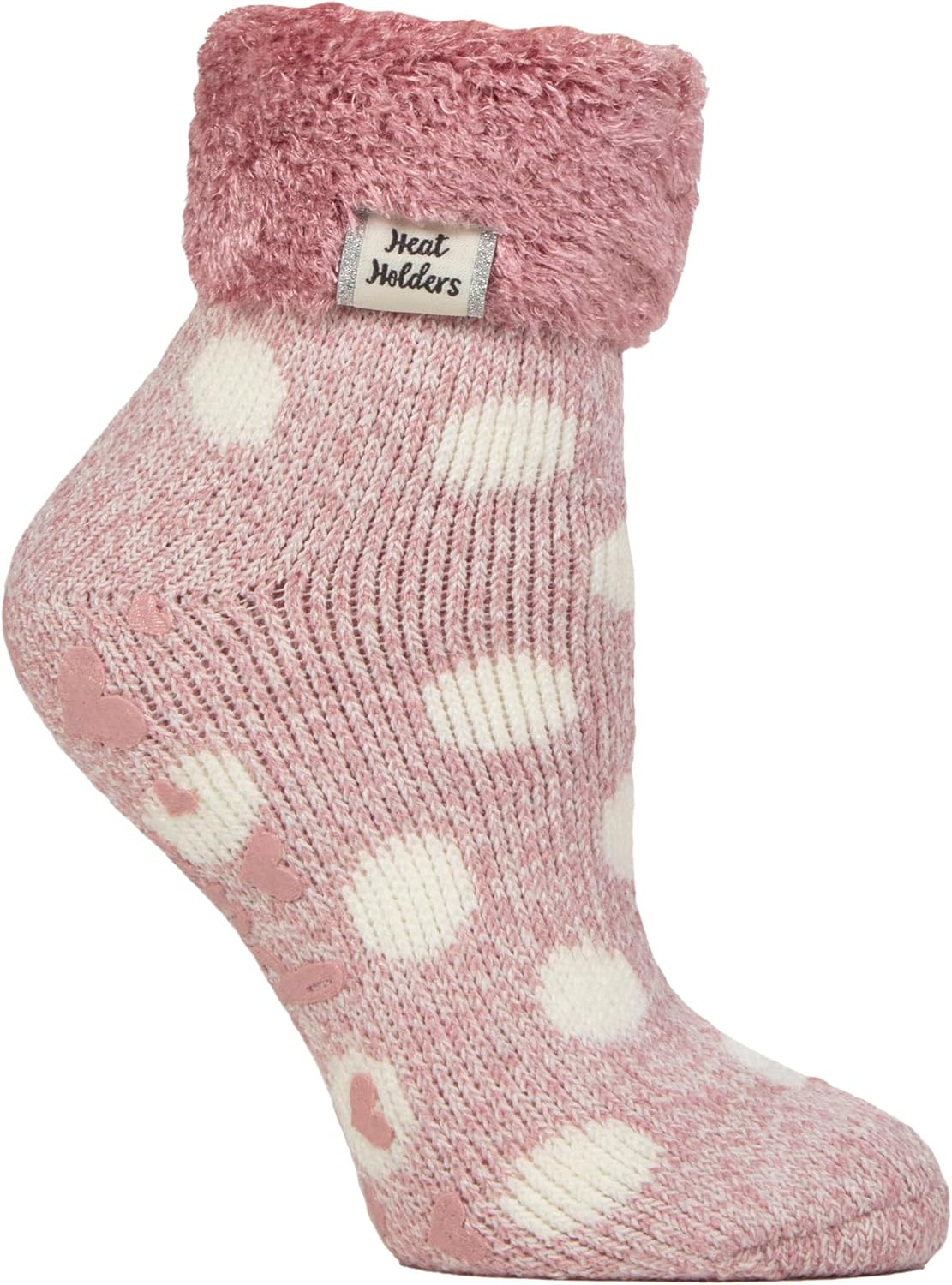 HEAT HOLDERS Ladies Warm Fuzzy Feather Cozy Knitted Thermal Indoor Lounge Socks