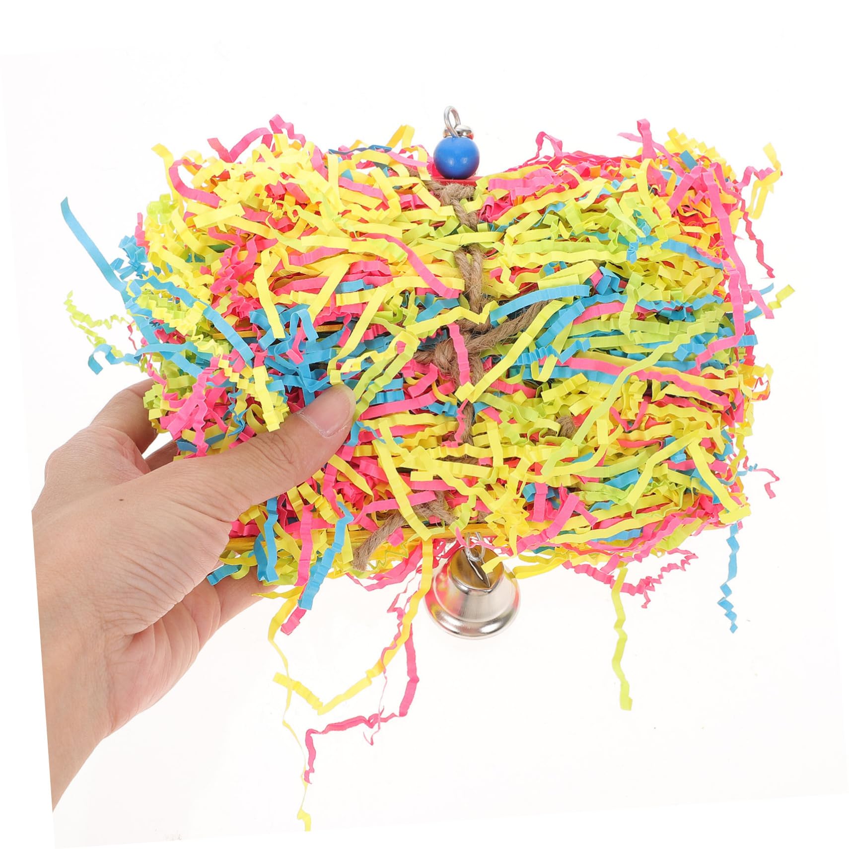 Yardwe 3piezas Juguete Masticable para Pájaros Juguete para Cockatiel y Periquitos para Masticar y para Actividades Físicas y Entretenimiento De Aves