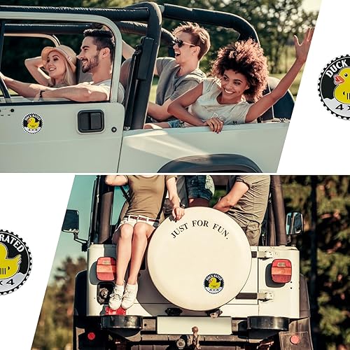 Miniatura 33 de 2 PCS Freedom Badge Rated Car Emblem, 4 x 4 Metal Automotive Badge, 3D Round Metal Car Badges Emblems, Car Badge Decals Stickers Compatible with