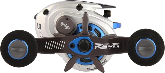 Abu Garcia Revo Inshore Low Profile Baitcast Reel, Reliable All-Water Fishing Reel, Compact A-Symmetric Body with Gullwing Sideplate Design, Durable X2-Craftic Alloy Frame, Max Drag of 25lb | 11.3kg