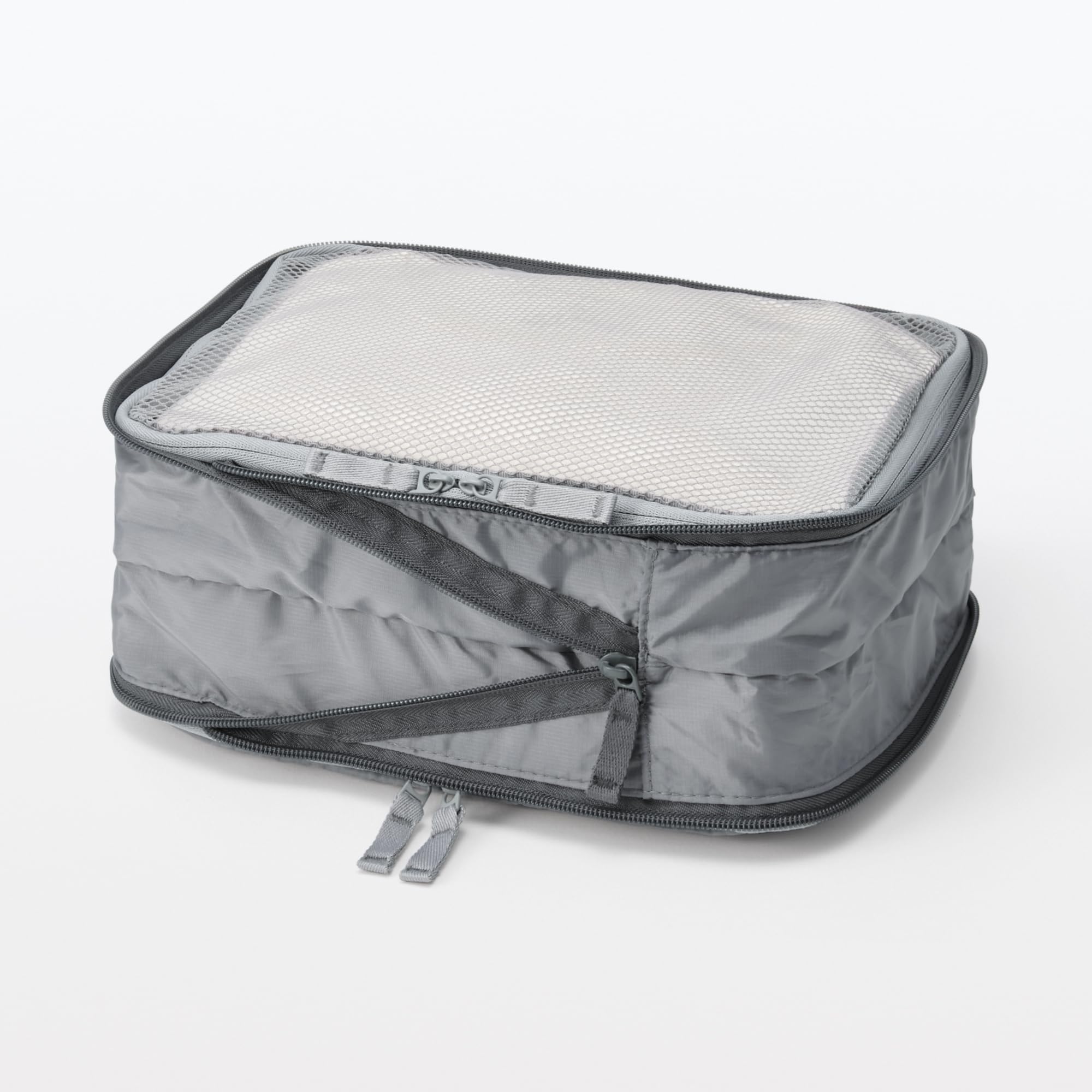 Amazon.co.jp: ポリエステル仕分けケース圧縮タイプ グレー S OHH62A4A