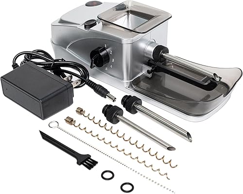 Máquina eléctrica de balanceo de cigarrillos, máquina automática ajustable de rodillos de tabaco de 5 engranajes, 3 en 1 para cigarrillos de tamaño
